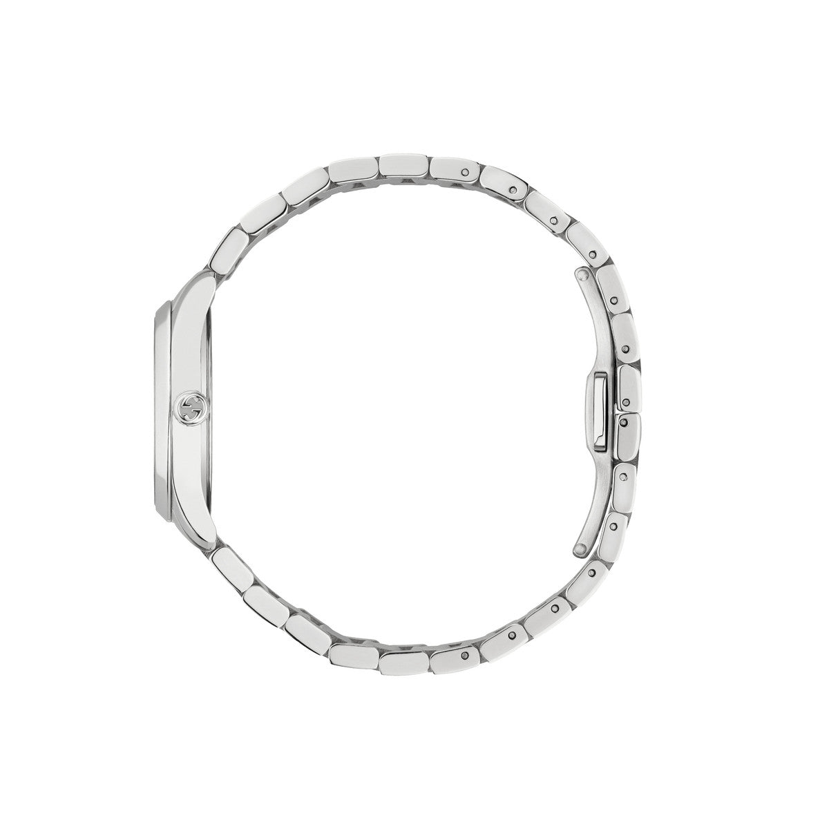 Gucci G-Timeless Feline Pink Mother of Pearl Dial Stainless Steel Womens Quartz Watch YA1265013