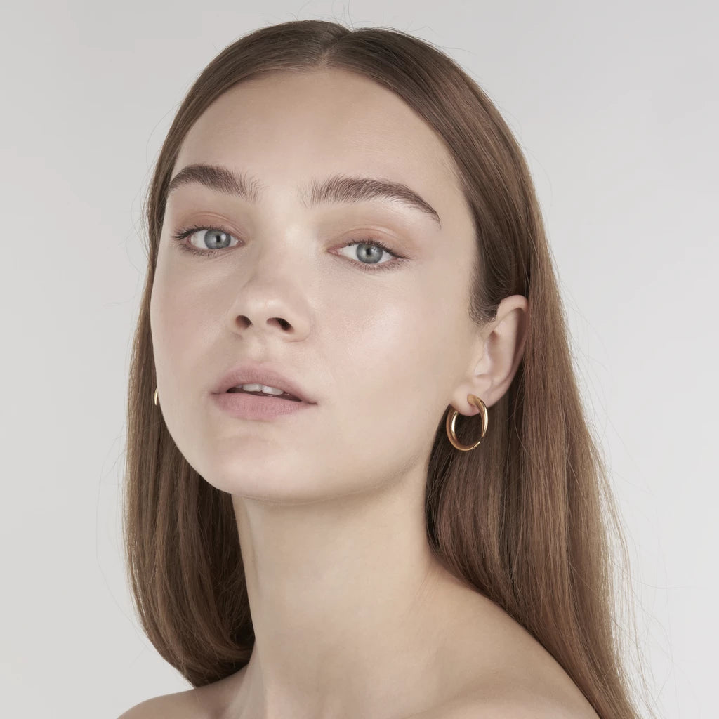 Shaun Leane Vermeil Quill Large Hoop Earrings QU041.YVNAEOS