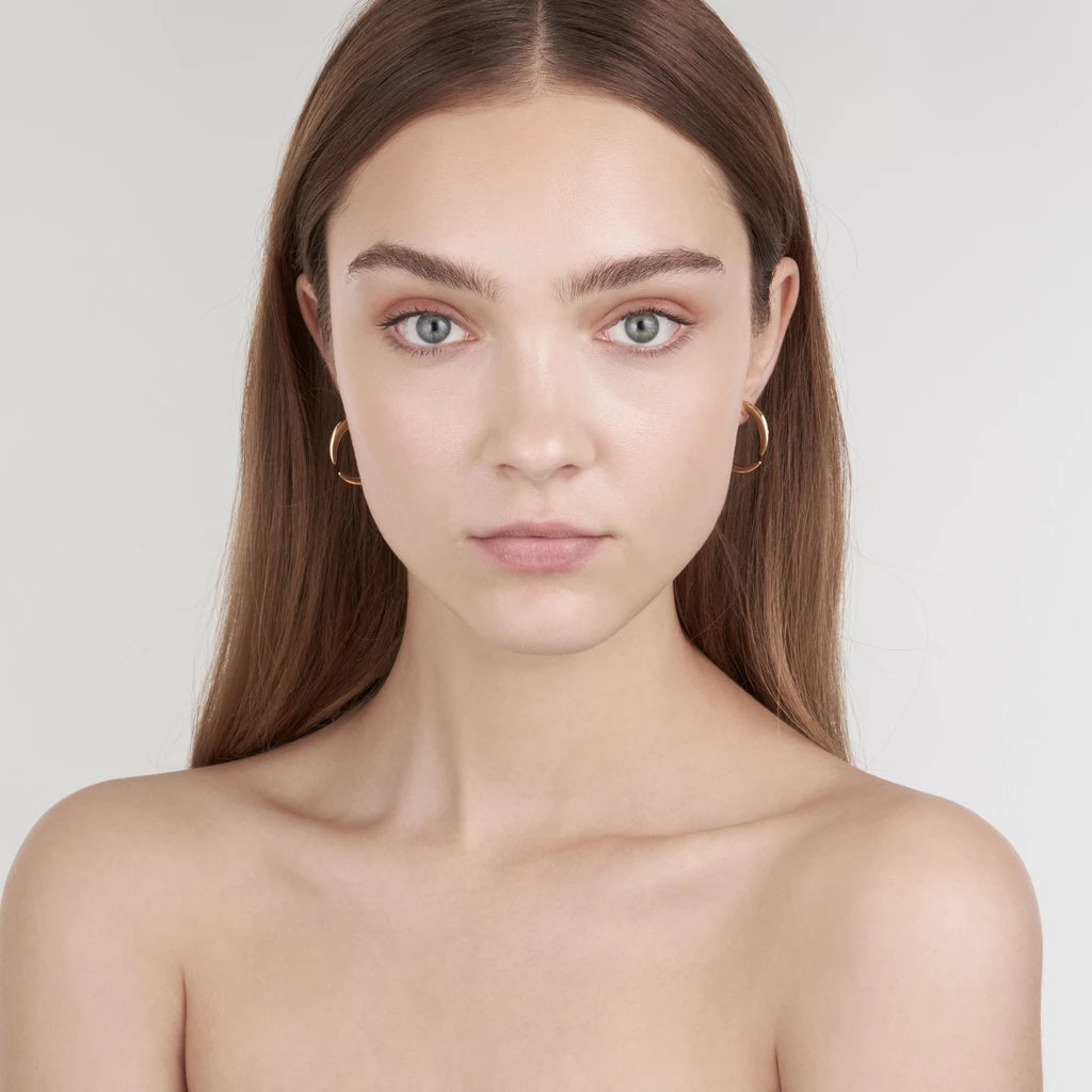 Shaun Leane Vermeil Quill Large Hoop Earrings QU041.YVNAEOS