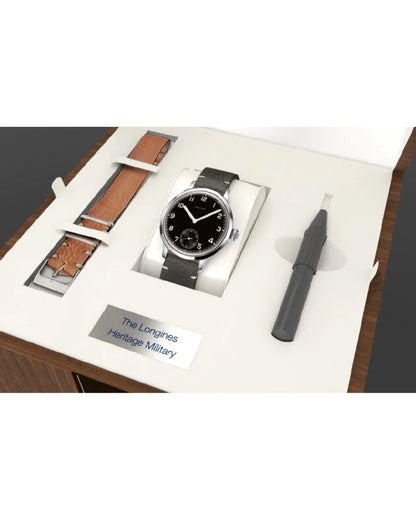Longines Heritage Military 1938 Limited Edition Stainless Steel Mens Watch L28264532