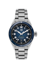 TAG Heuer Autavia Blue Dial Calibre 5 Chronometer Stainless Steel Mens Watch WBE5116.EB0173