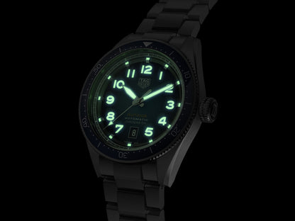 TAG Heuer Autavia Blue Dial Calibre 5 Chronometer Stainless Steel Mens Watch WBE5116.EB0173