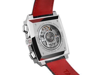 TAG Heuer Monaco Calibre 12 Final Edition Grey Dial Chronograph Stainless Steel Mens Watch CAW211J.FC6476