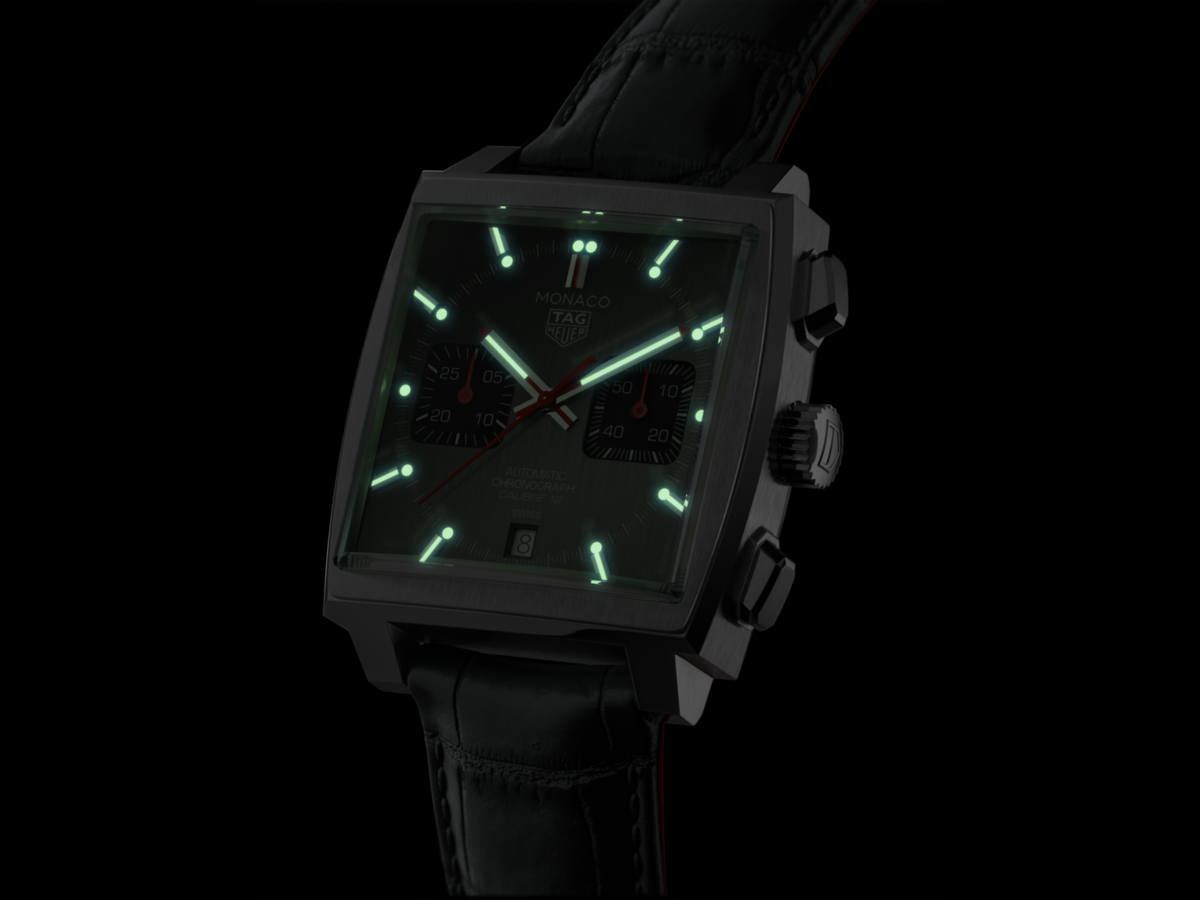 TAG Heuer Monaco Calibre 12 Final Edition Grey Dial Chronograph Stainless Steel Mens Watch CAW211J.FC6476