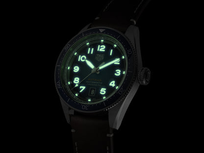 TAG Heuer Autavia Blue Dial Calibre 5 Chronometer Stainless Steel Mens Watch WBE5116.FC8266