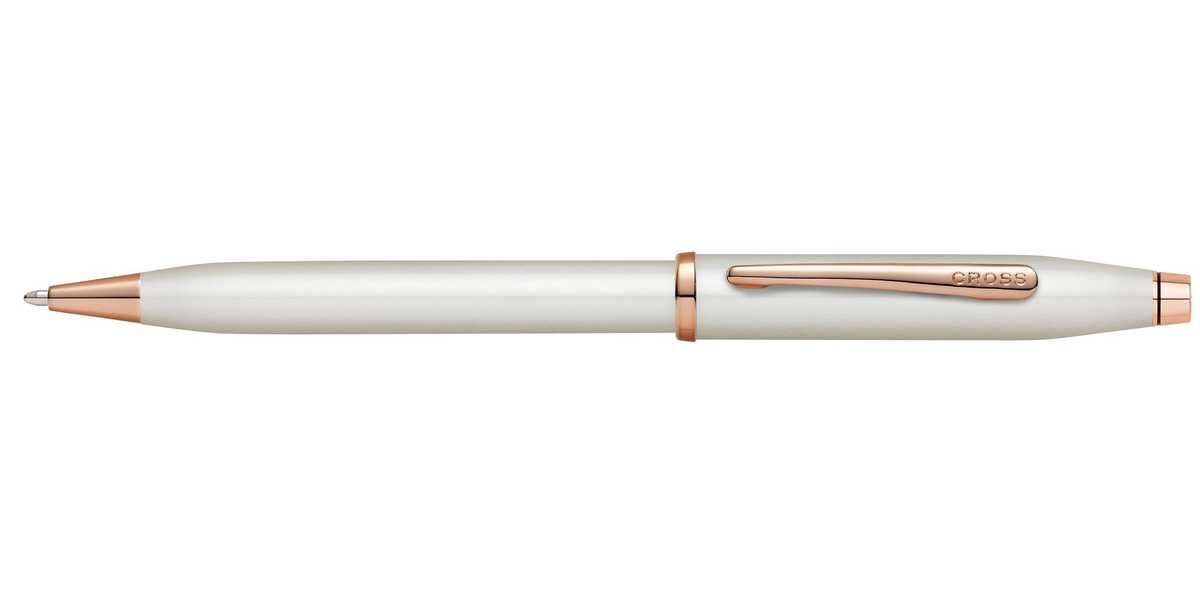 Cross Century II Pearlescent White Ballpoint Pen AT0082WG-113