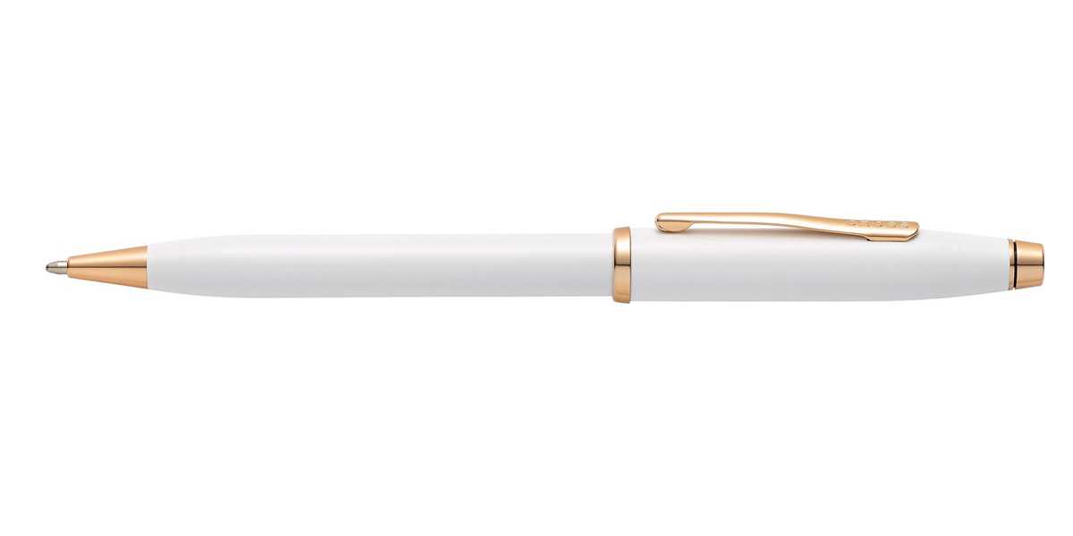 Cross Century II Pearlescent White Ballpoint Pen AT0082WG-113
