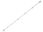 18ct  Diamond Set Raindrop Bracelet