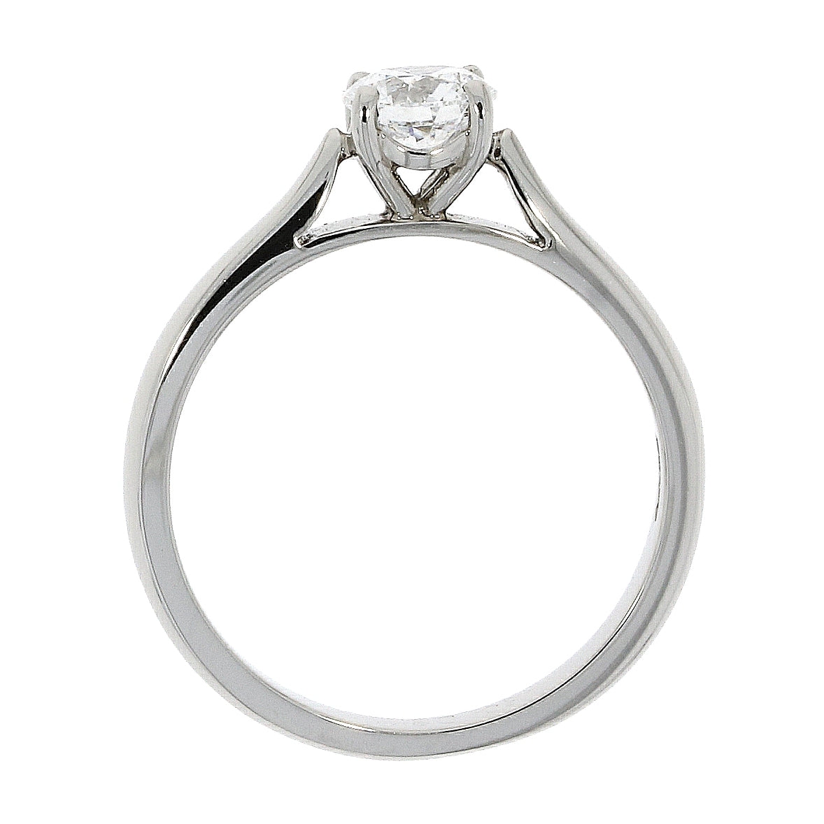 Platinum Solitaire 4 Claw Set 0.60ct Single Stone Diamond Ring
