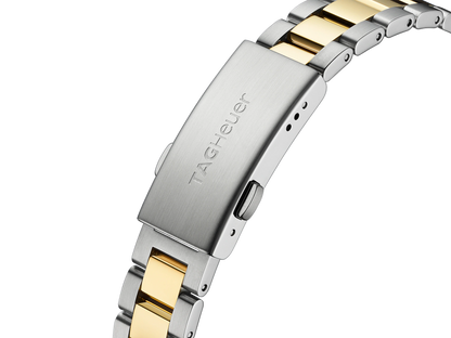 TAG Heuer Aquaracer Mother of Pearl Dial Two Tone Womens Quartz 27mm Watch WBD1420.BB0321