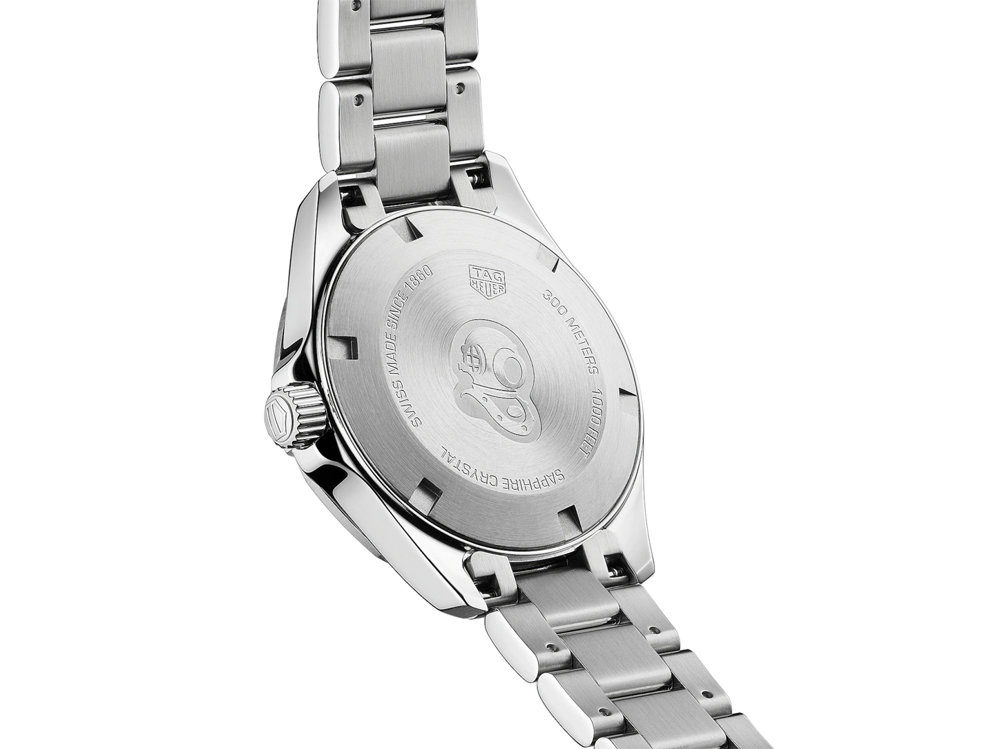 TAG Heuer Aquaracer Stainless Steel Mother of Pearl Diamond Set Dial Womens Quartz 32mm Watch WBD1314.BA0740