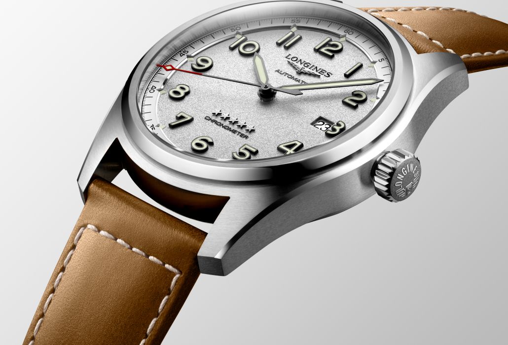 Longines Spirit Silver Dial Stainless Steel Mens 42mm Watch L38114732