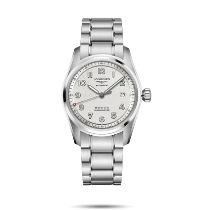Longines Spirit Silver Dial Stainless Steel Mens 40mm Watch L38104736