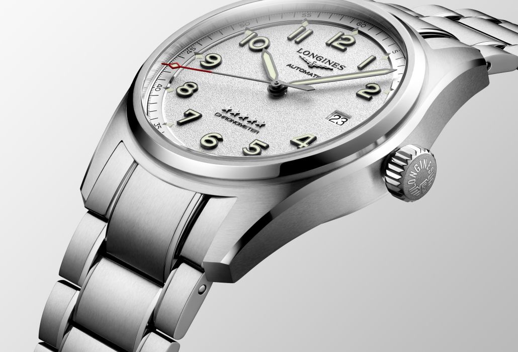 Longines Spirit Silver Dial Stainless Steel Mens 40mm Watch L38104736