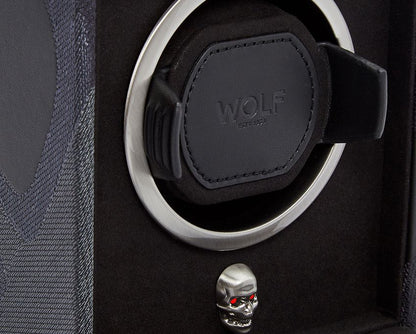 WOLF Memento Mori Cub Single Winder with Cover Watch Winding Box 493102