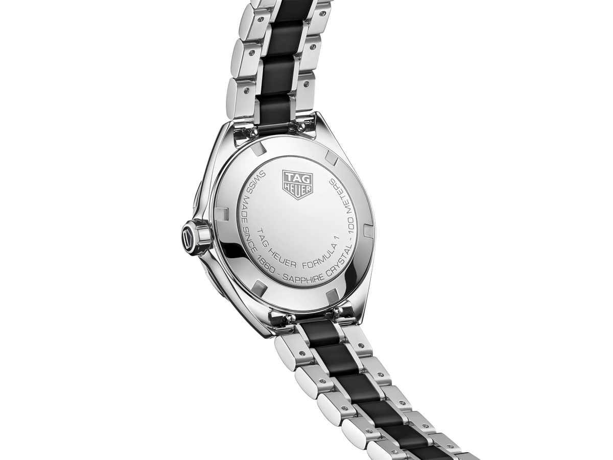 TAG Heuer Formula 1 Stainless Steel & Black Ceramic Diamond Set Womens Quartz Watch WBJ141AB.BA0973