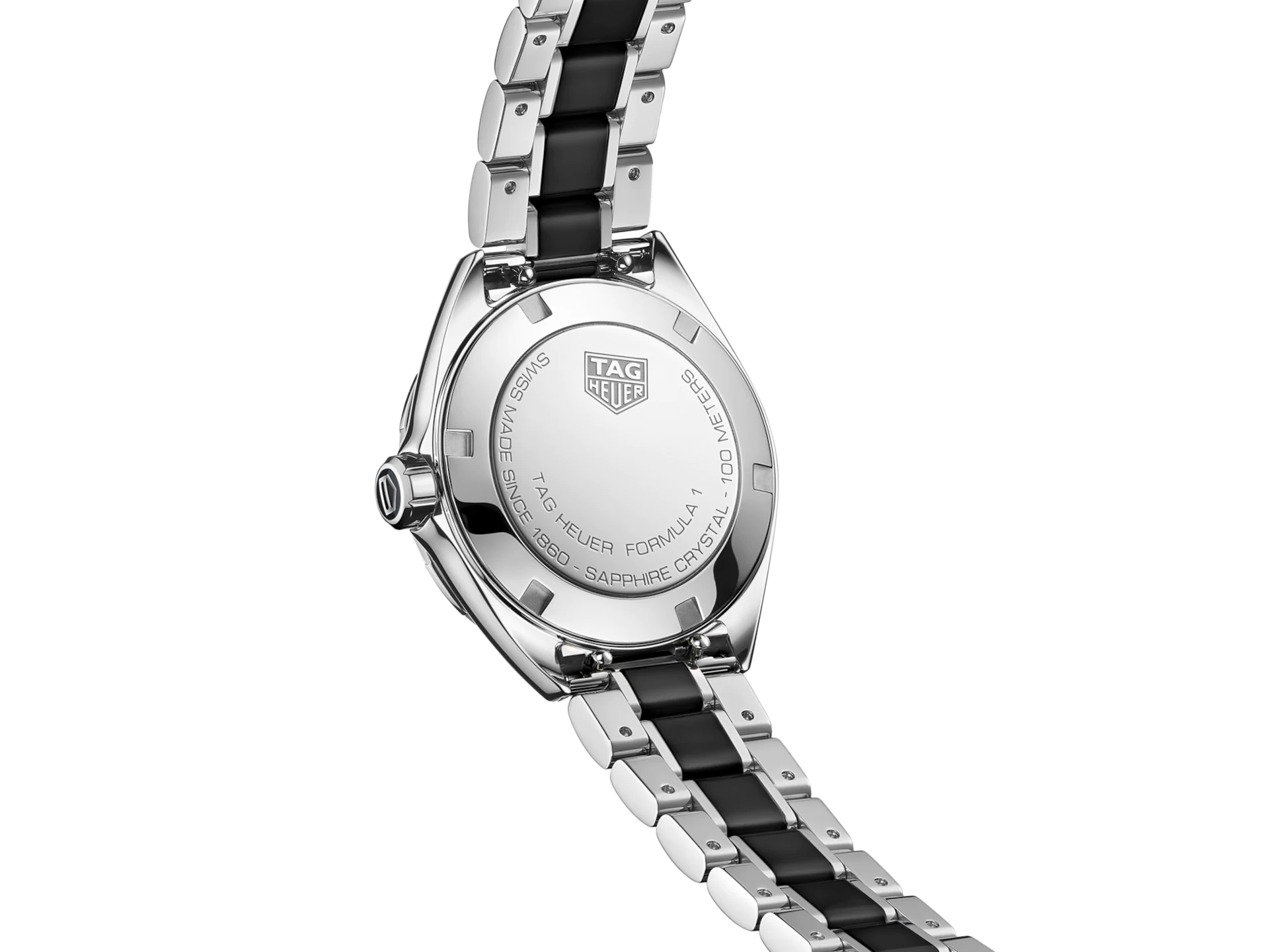 TAG Heuer Formula 1 Stainless Steel & Black Ceramic Diamond Set Womens Quartz Watch WBJ141AB.BA0973