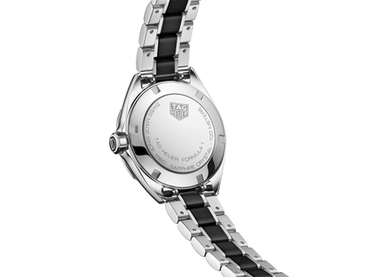 TAG Heuer Formula 1 Stainless Steel & Black Ceramic Diamond Set Womens Quartz Watch WBJ141AB.BA0973