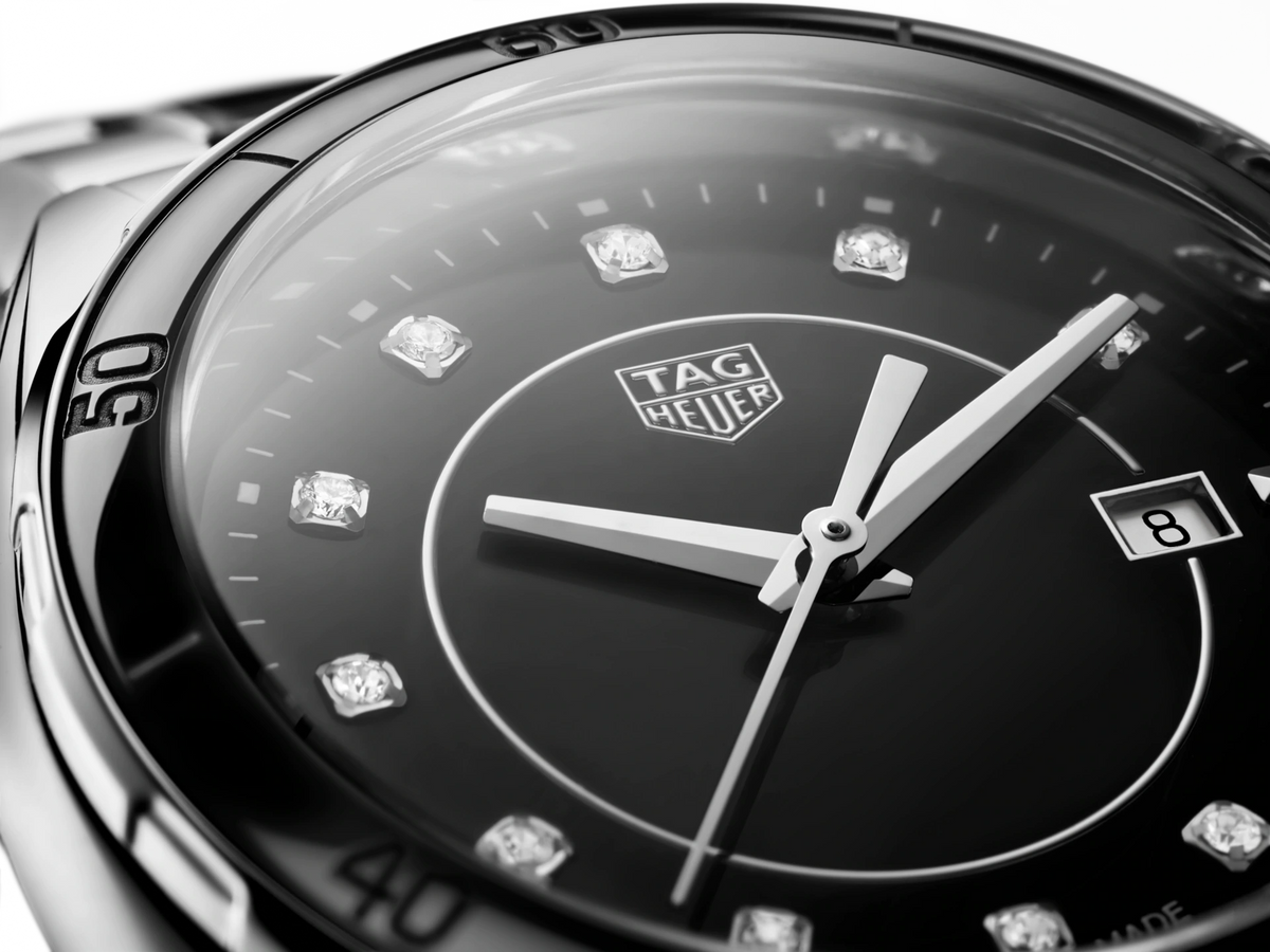 TAG Heuer Formula 1 Stainless Steel & Black Ceramic Diamond Set Womens Quartz Watch WBJ141AB.BA0973