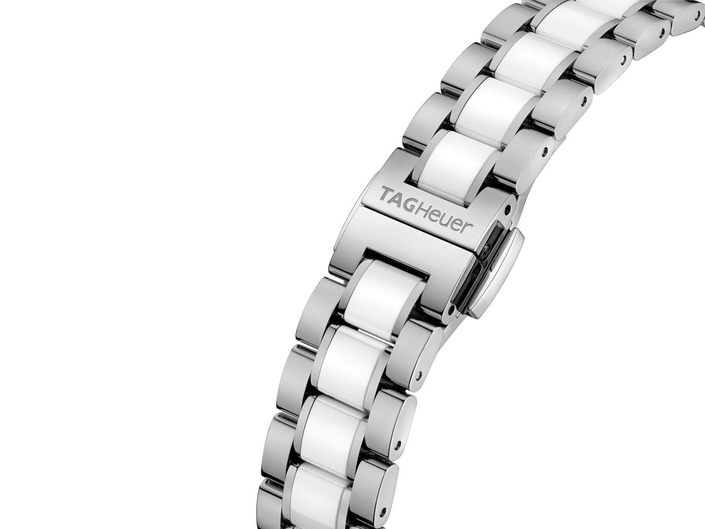 TAG Heuer Formula 1 Stainless Steel & White Ceramic Diamond Set Womens Quartz Watch WBJ141AD.BA0974