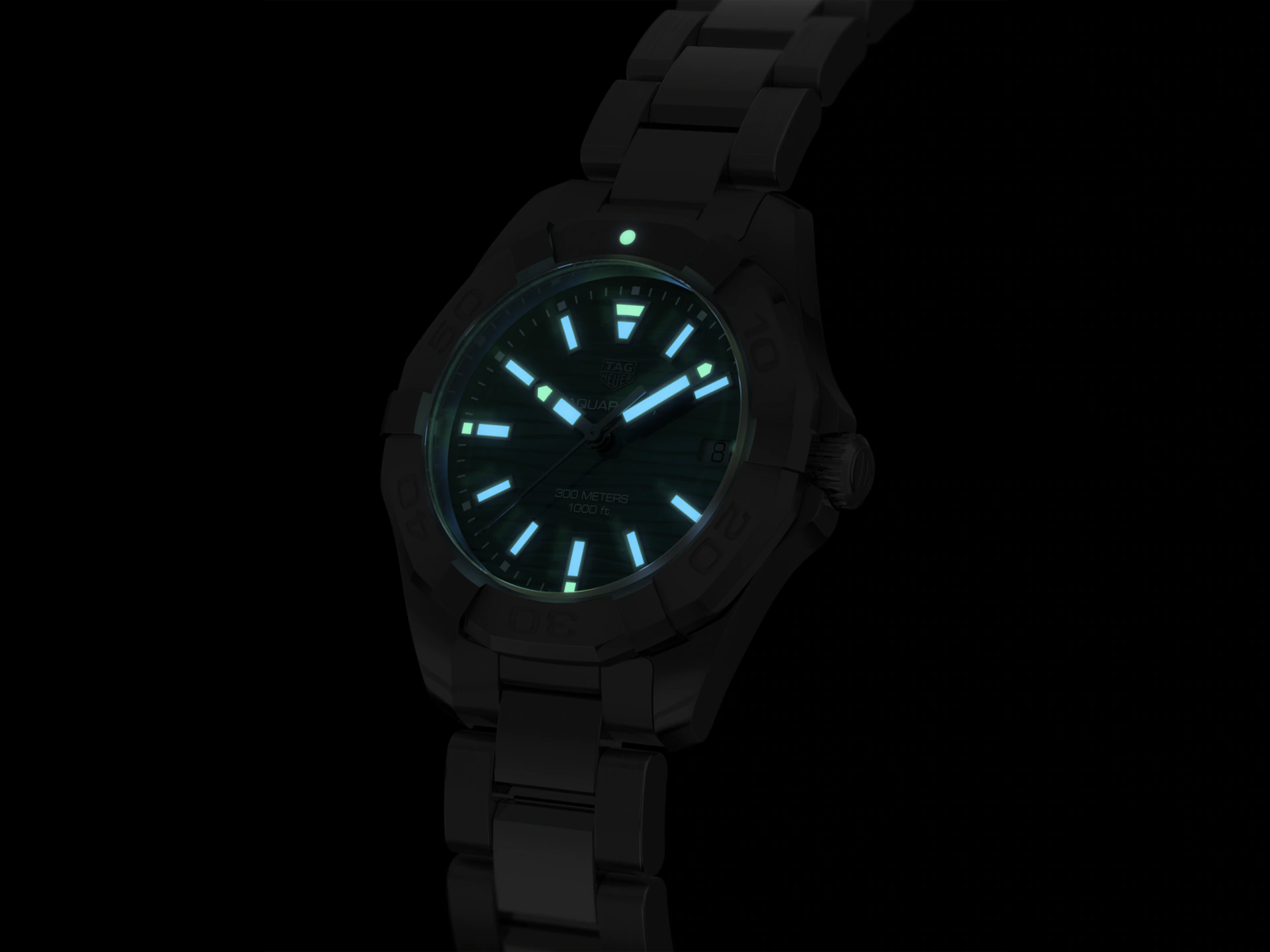 TAG Heuer Aquaracer Stainless Steel Blue Dial Womens Quartz Watch 35mm WBD131D.BA0748