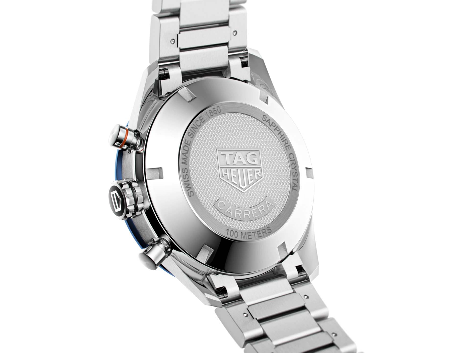 TAG Heuer Carrera Calibre 16 Blue Dial Stainless Steel Mens Chronograph Watch CBM2112.BA0651