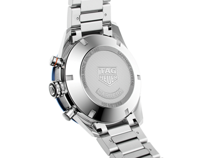 TAG Heuer Carrera Calibre 16 Blue Dial Stainless Steel Mens Chronograph Watch CBM2112.BA0651