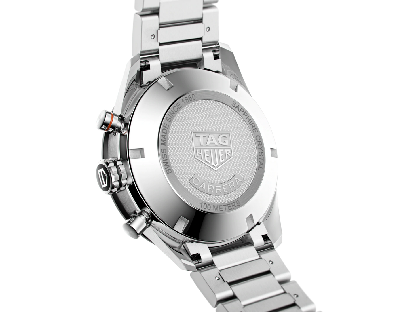 TAG Heuer Carrera Calibre 16 Black Dial Stainless Steel Mens Chronograph Watch CBM2110.BA0651