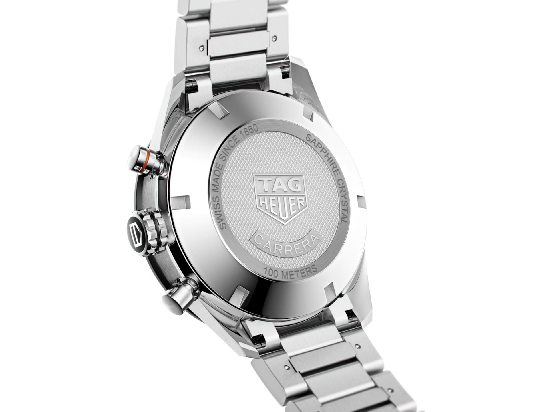 TAG Heuer Carrera Calibre 16 Black Dial Stainless Steel Mens Chronograph Watch CBM2110.BA0651
