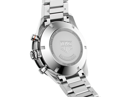 TAG Heuer Carrera Calibre 16 Black Dial Stainless Steel Mens Chronograph Watch CBM2110.BA0651