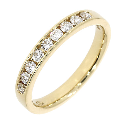 18ct Gold 9 Stone Diamond Channel Set Half Eternity Ring 