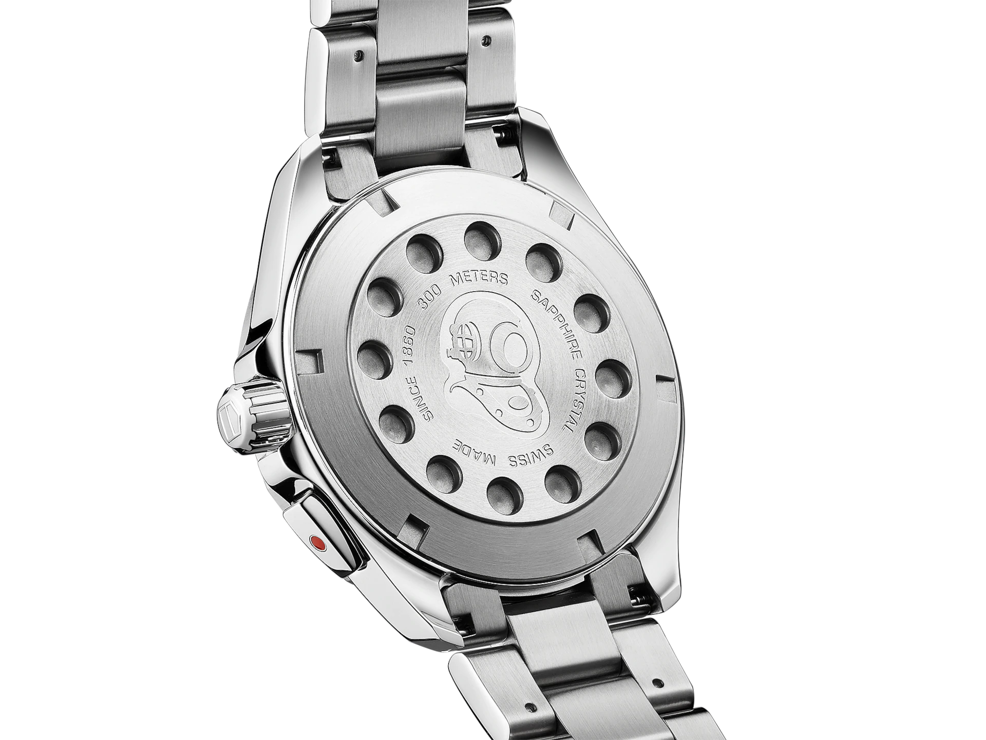 TAG Heuer Aquaracer Black Dial Stainless Steel Mens Quartz Alarm Watch WAY111Z.BA0928