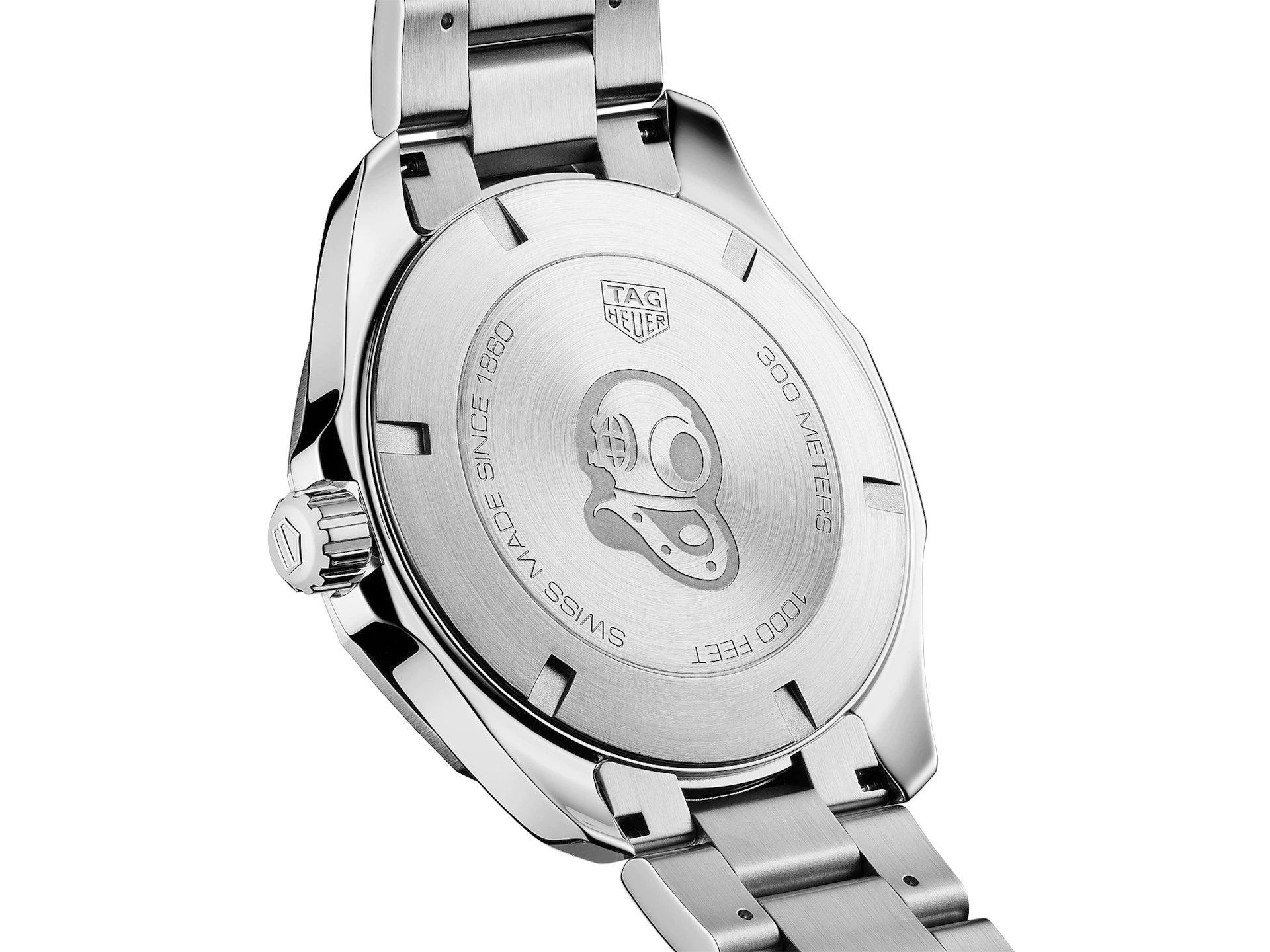 TAG Heuer Aquaracer Black Dial & Bezel Stainless Steel Mens Quartz Watch WAY101A.BA0746