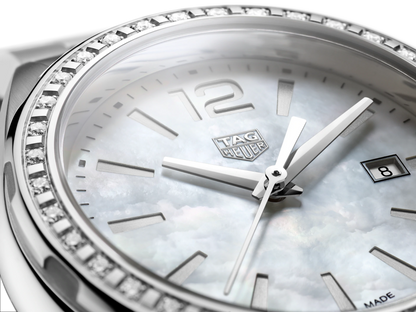 TAG Heuer Formula 1 Mother of Pearl Dial Diamond Set Stainless Steel Womens Quartz Watch WBJ141A.BA0664