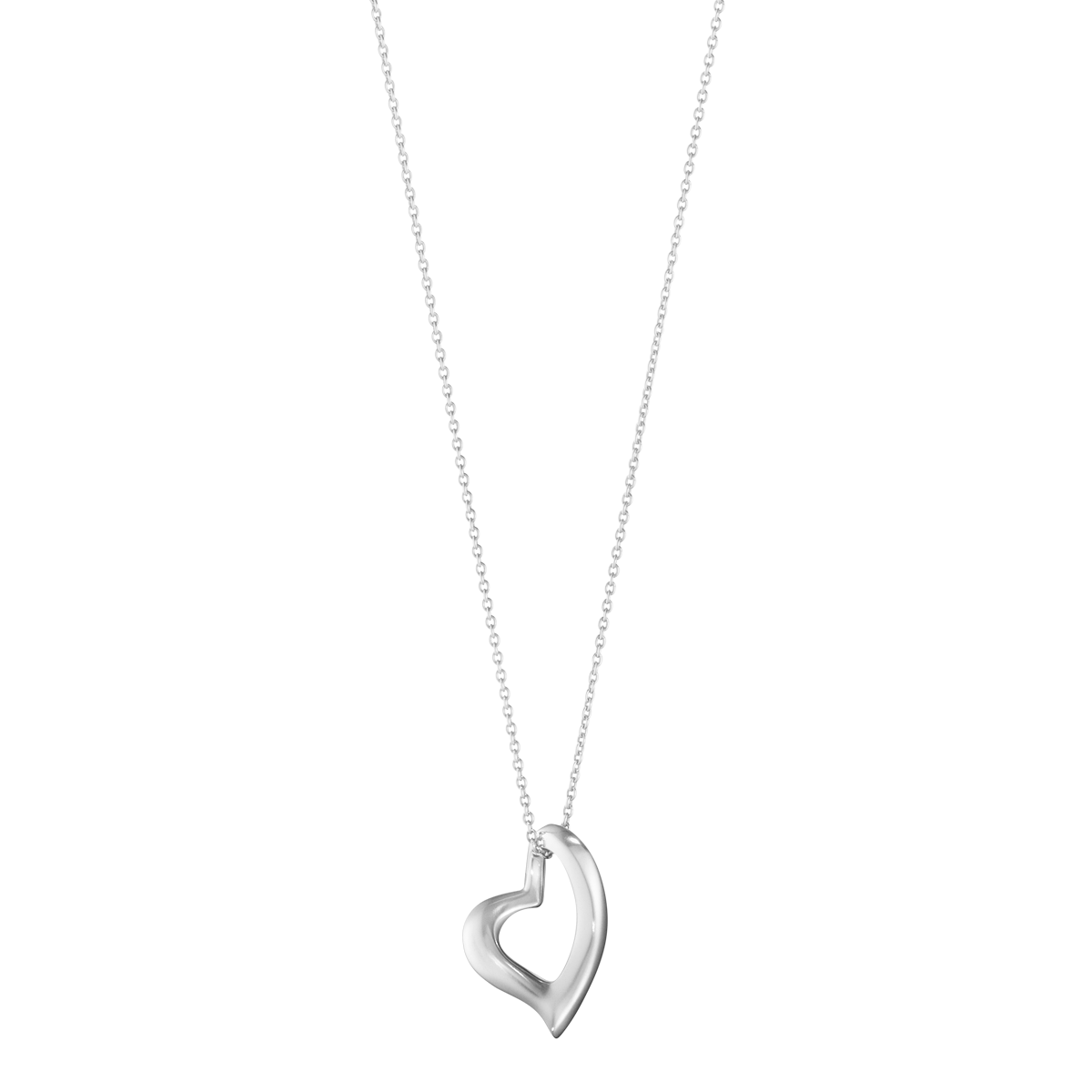 Georg Jensen HEARTS OF GEORG JENSEN Sterling Silver Pendant Necklace 10012161