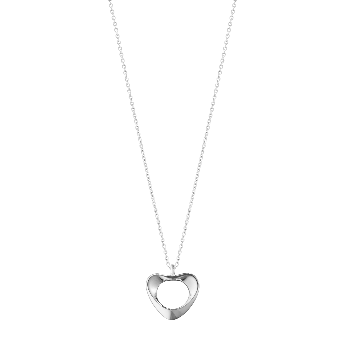 Georg Jensen HEARTS OF GEORG JENSEN Sterling Silver Pendant Necklace 10011742