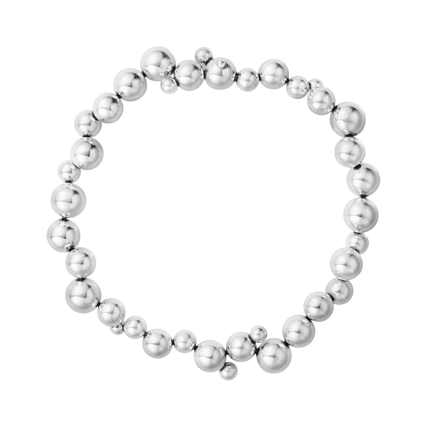 Georg Jensen MOONLIGHT GRAPES Sterling Silver Necklace 20001661_P