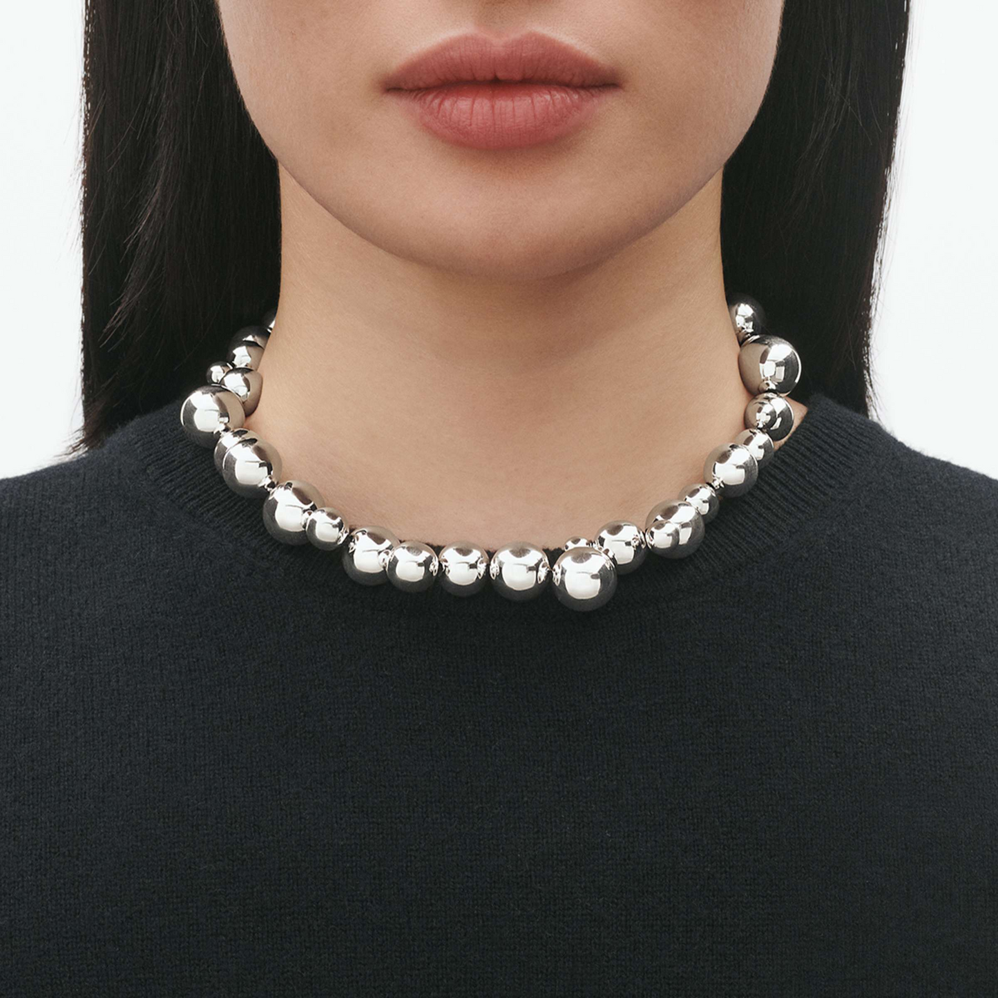 Georg Jensen MOONLIGHT GRAPES Sterling Silver Necklace 20001661_P