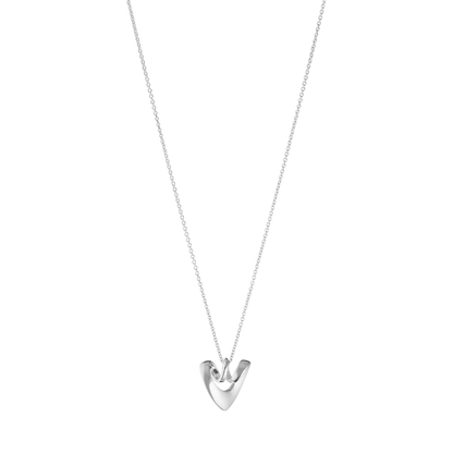 Georg Jensen HEARTS OF GEORG JENSEN Sterling Silver 2025 Heart Pendant Necklace 20001675