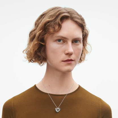 Georg Jensen HEARTS OF GEORG JENSEN Sterling Silver 2025 Heart Pendant Necklace 20001675