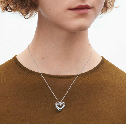 Georg Jensen HEARTS OF GEORG JENSEN Sterling Silver 2025 Heart Pendant Necklace 20001675