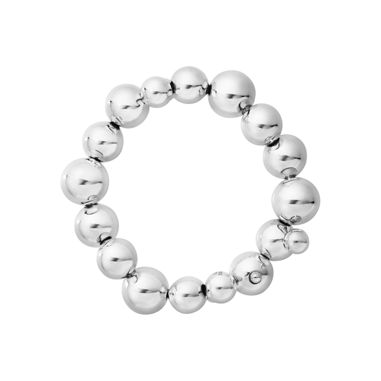 Georg Jensen MOONLIGHT GRAPES Sterling Silver Bracelet 20001824