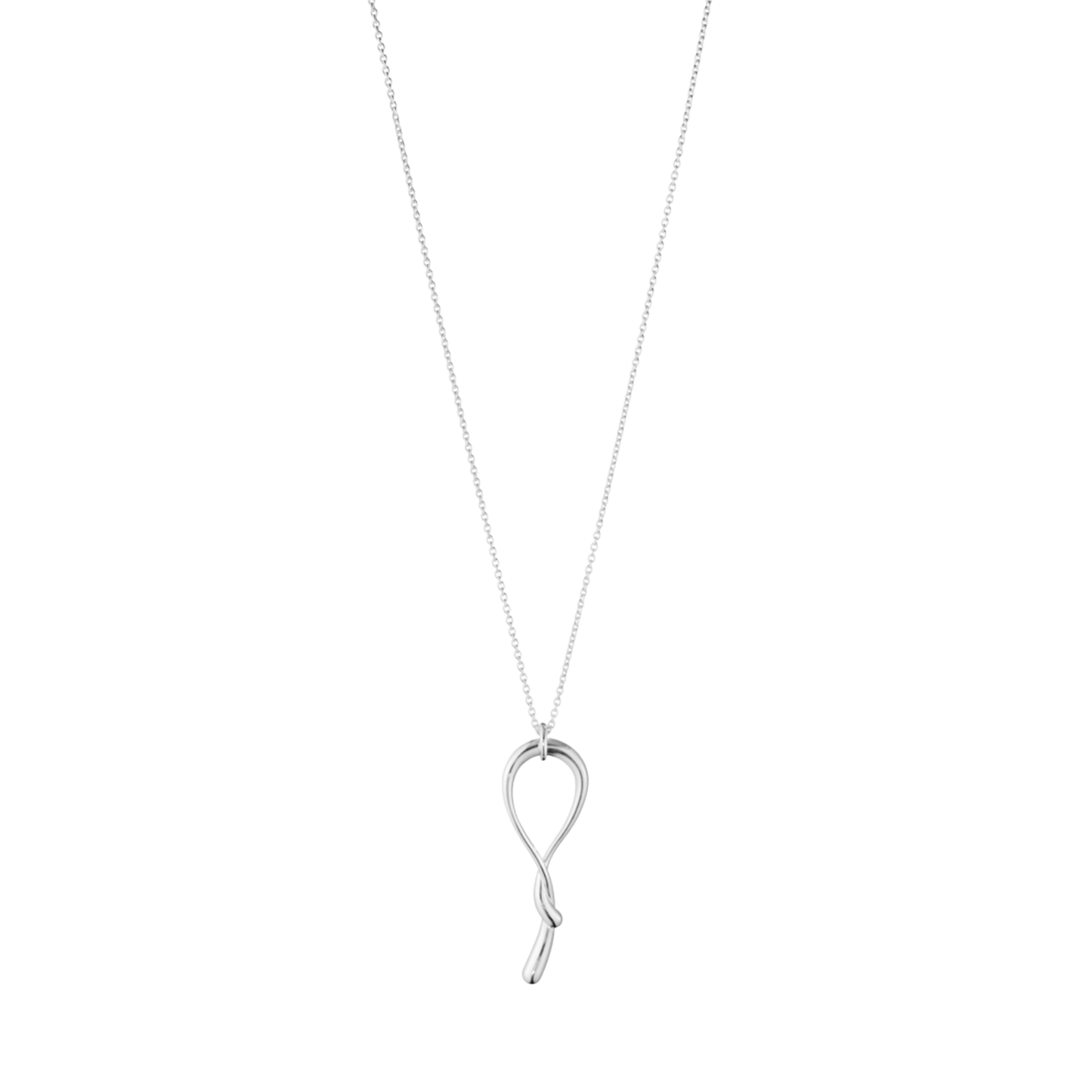 Georg Jensen MERCY Swirl Sterling Silver Pendant Necklace 20001830