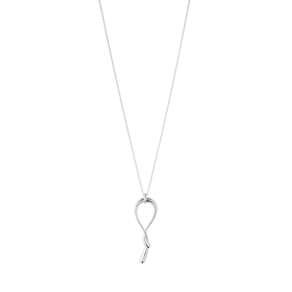 Georg Jensen MERCY Swirl Sterling Silver Pendant Necklace 20001830