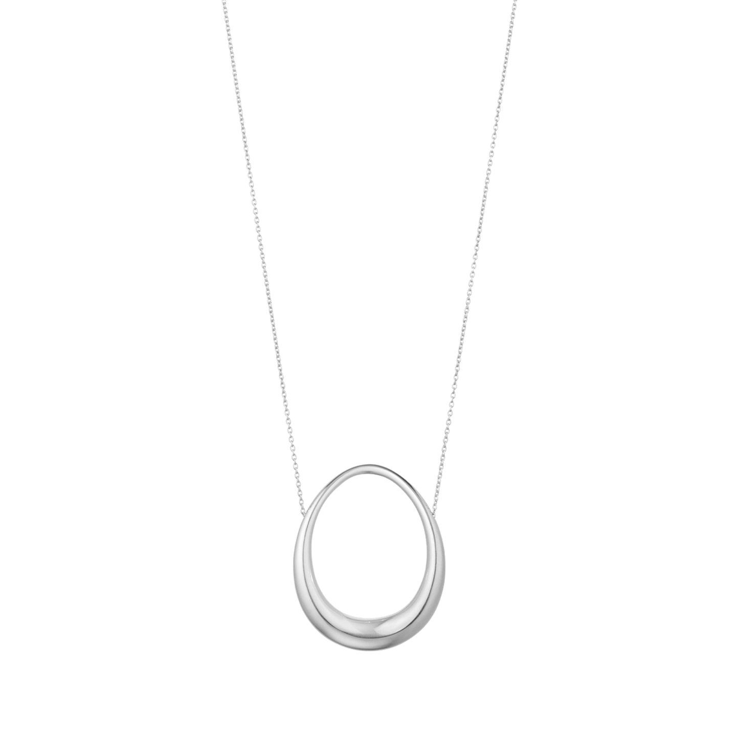 Georg Jensen OFFSPRING Large Sterling Silver Pendant Necklace 20001941