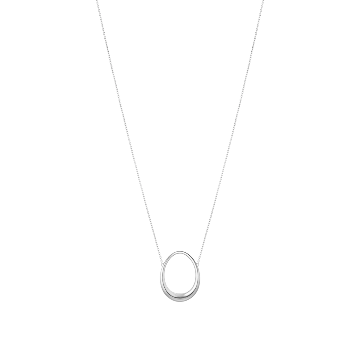 Offspring Medium Georg Jensen OFFSPRING Medium Sterling Silver Pendant Necklace 2000194 ...