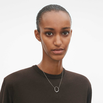 Georg Jensen OFFSPRING Medium Sterling Silver Pendant Necklace 20001942