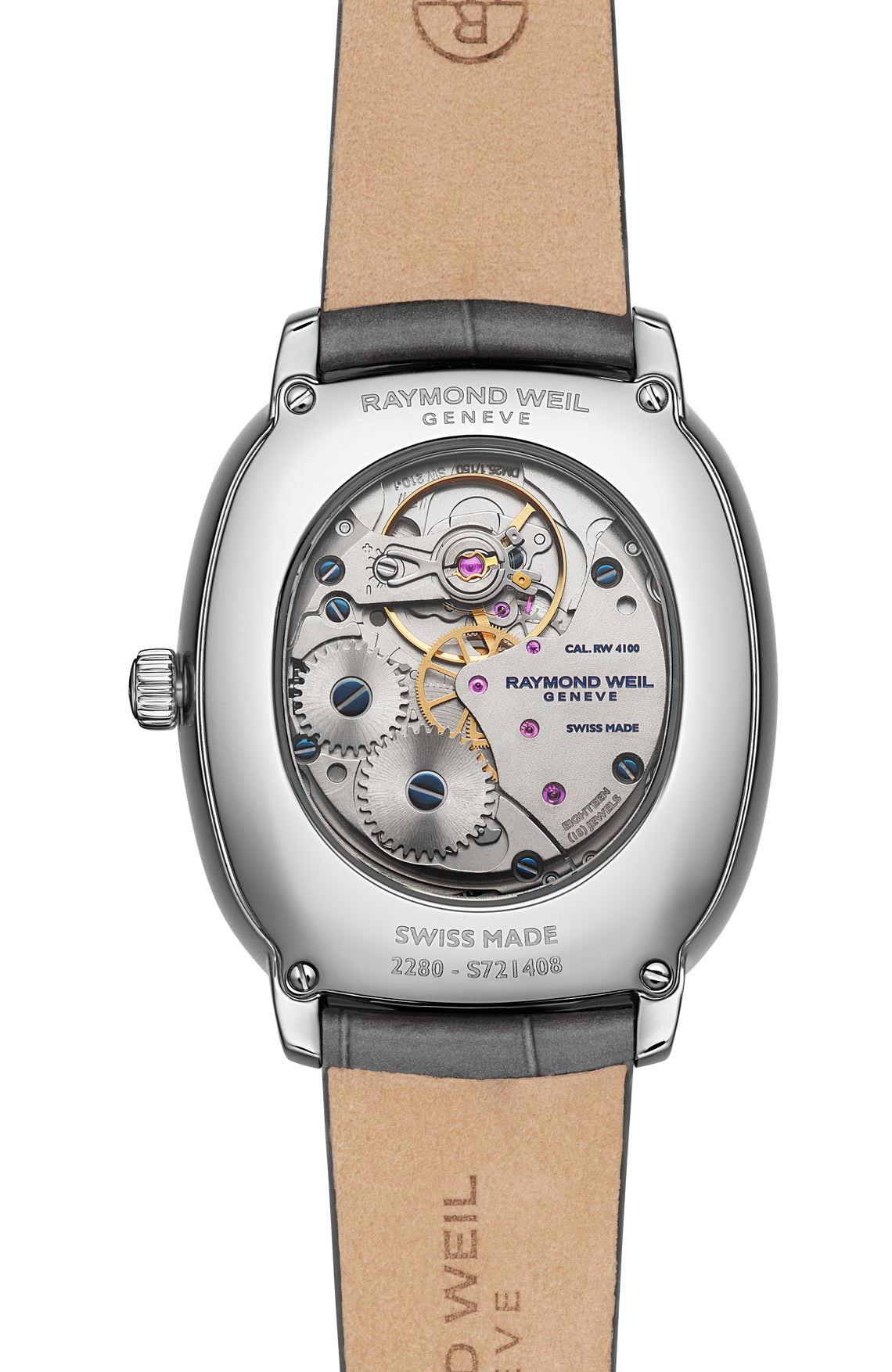 Raymond Weil Toccata Heritage Silver Dial Stainless Steel Unisex Watch 2280-STC-64001