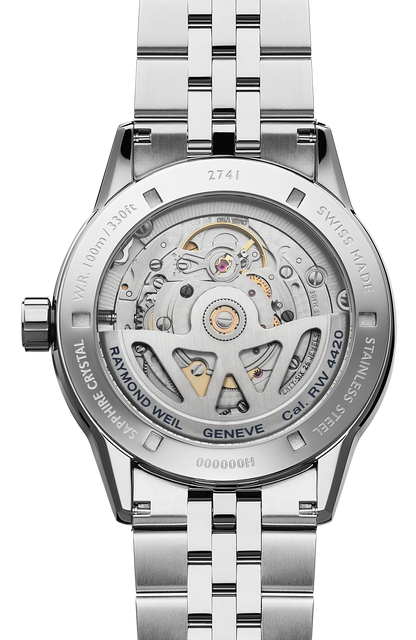 Raymond Weil Freelancer Blue Dial Stainless Steel Mens Watch 40mm 2741-ST-50001