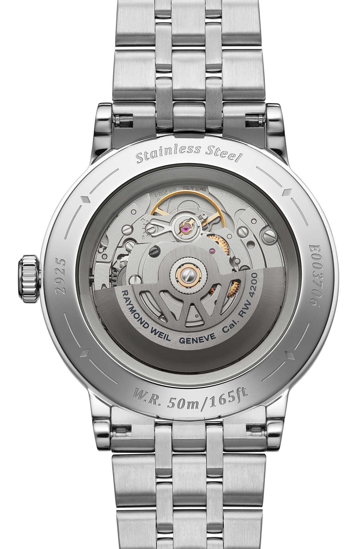 Raymond Weil Millesime Anthracite Sector Dial Central Seconds Stainless Steel Mens Watch 2925-ST-60011